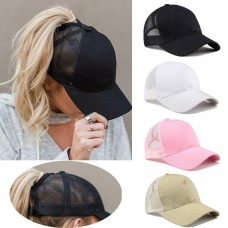 2018 Ponytail Baseball Cap Mujer Messy Bun Baseball Hat Snapback Sun Sport Caps  eb-26647824